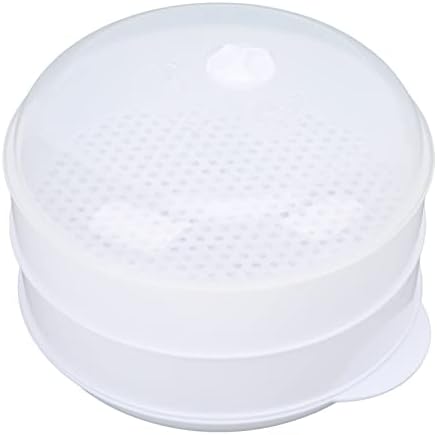 Premium Microwave Steamer Handle Design Transparent Cover Durable Safe for Daily Use