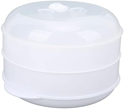 Premium Microwave Steamer Handle Design Transparent Cover Durable Safe for Daily Use