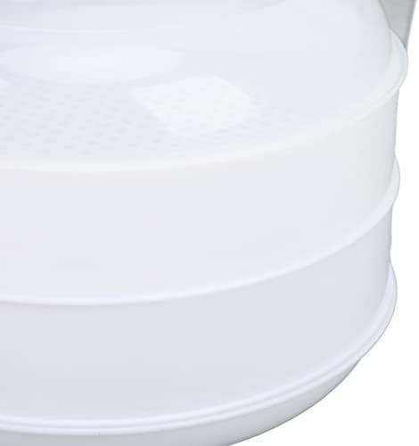 Premium Microwave Steamer Handle Design Transparent Cover Durable Safe for Daily Use