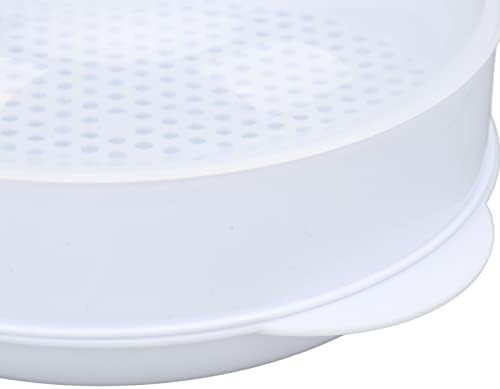 CHEOTIME Microwave Steamers with Lid Handle and Transparent Cover