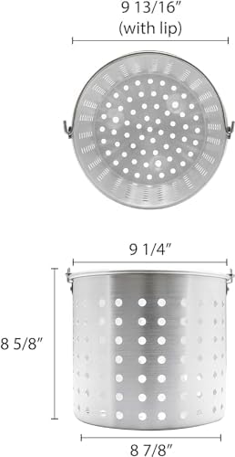 16 Qt Aluminum Steamer Basket rqw2w1a