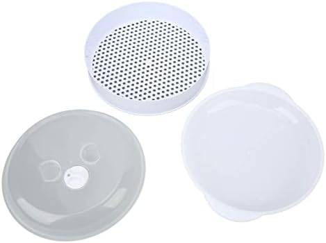 CHEOTIME Microwave Steamers with Lid Handle and Transparent Cover