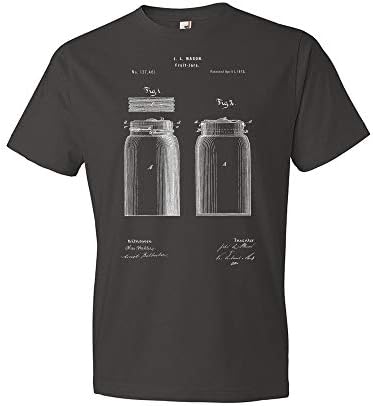 Patent Earth Mason Jar T-Shirt Affordable Unique Gift