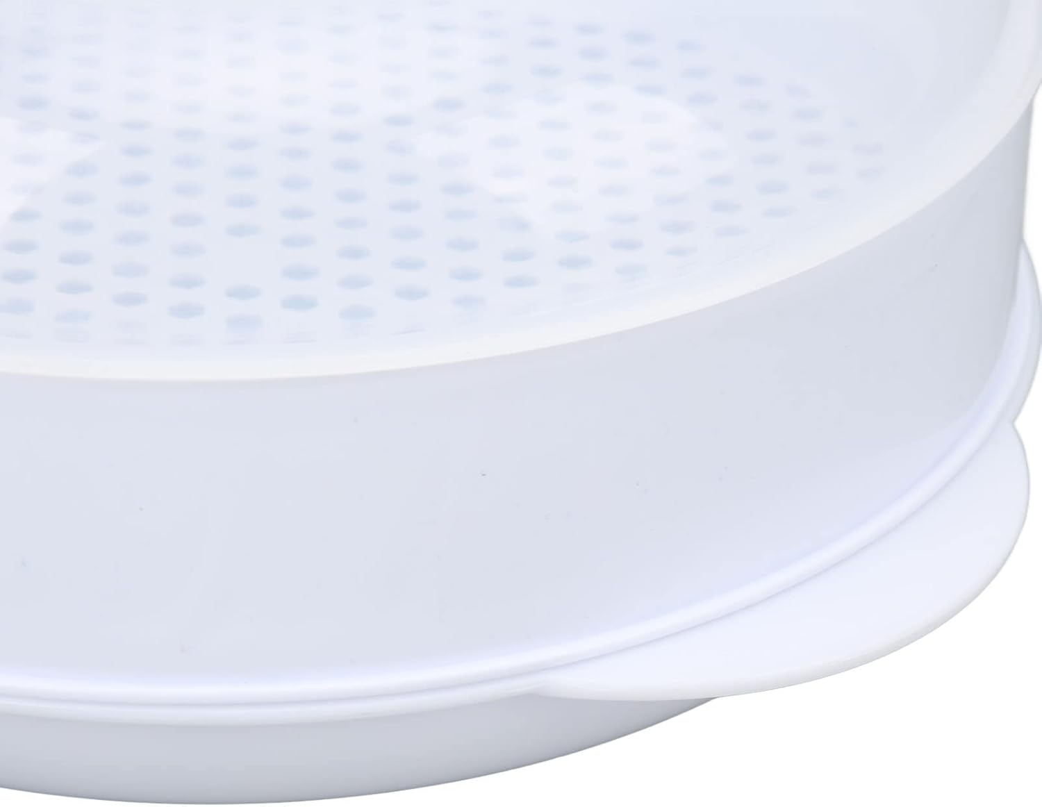 CHEOTIME Microwave Steamers with Lid Handle and Transparent Cover