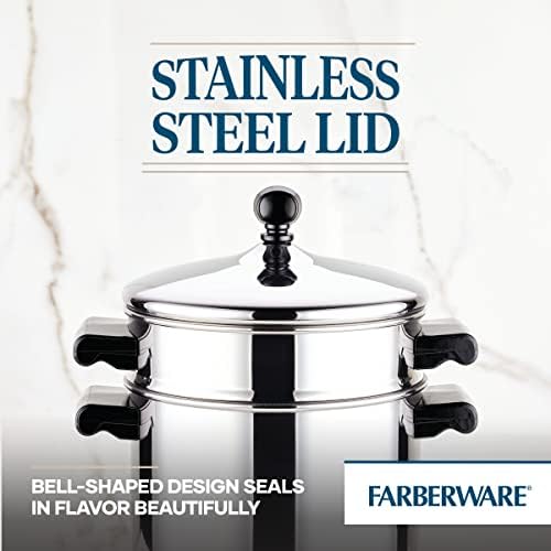 Farberware Classic Series 3 Quart Silver Sauce Pot Steamer Insert