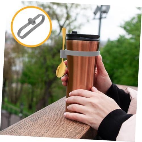 Convenient Silicone Rings for Mason Jars Spoon Holders