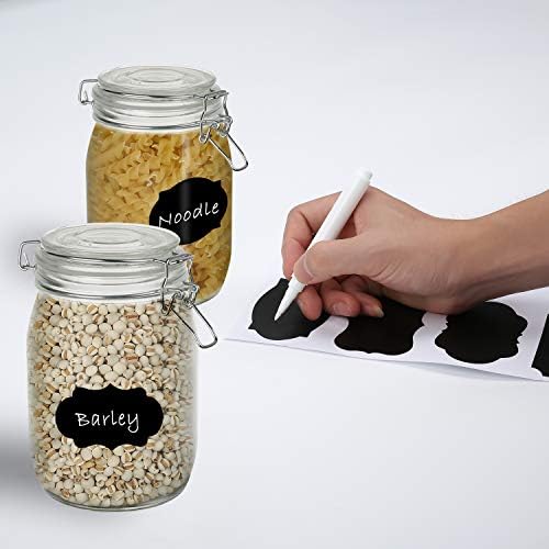 Premium 4-Pack Mason Jars Set