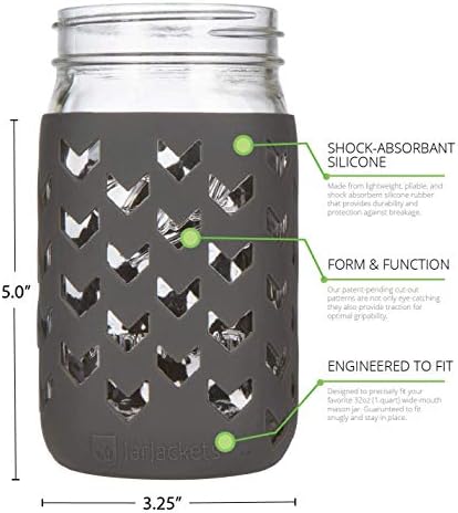 Transfer-Proof Silicone Mason Jar Sleeve
