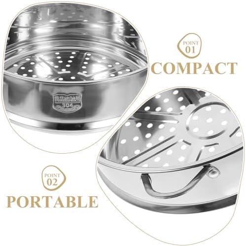 10 Inch Stainless Steel Steamer Basket for Pot