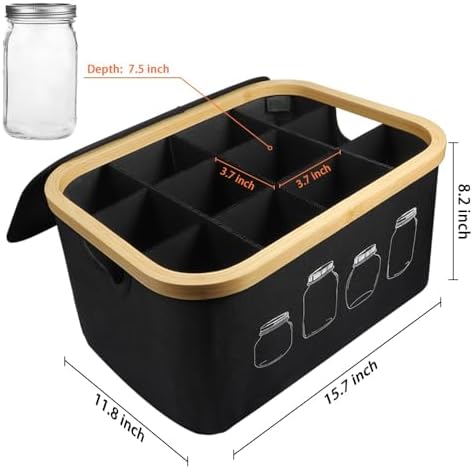 Picowe Mason Jar Organizer