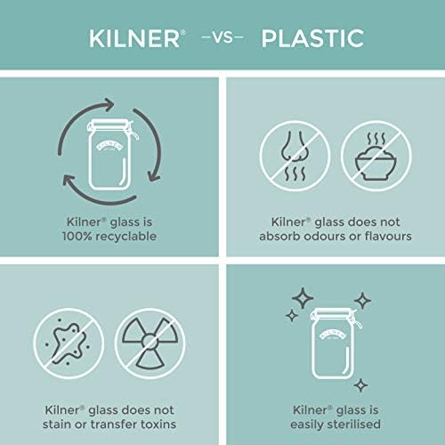 Kilner Silicone Fermentation Lid Air Lock Set for Fermenting