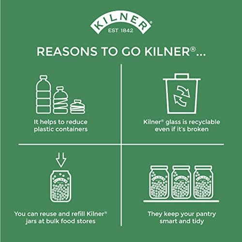 Kilner Silicone Fermentation Lid Air Lock Set for Fermenting