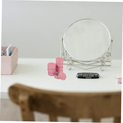 Cabilock 8-Piece Aluminum Storage Jars 10ml Round Waterproof Easy Open