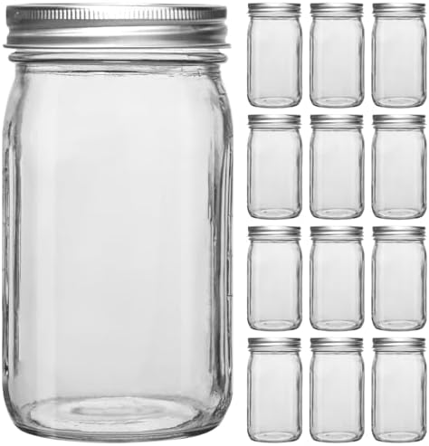 Horizontal Abilities-32oz Mason Jars 12 Pack