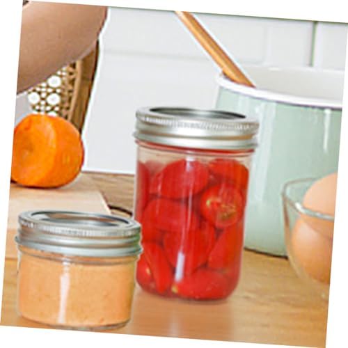 Transparent Mason Jars for Easy Storage