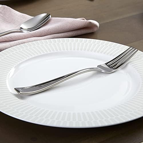 Elegant Moda Dinner Forks Set of 4 Silver