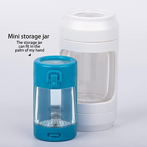 JOUGESafe LED Jars with HD Magnifying Viewing for Kitchen Storage