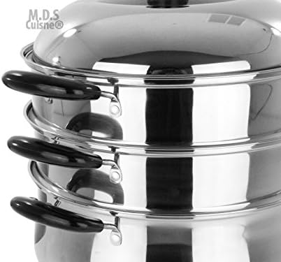 3 Tier Stainless Steel Steamer Pot Eco-Friendly