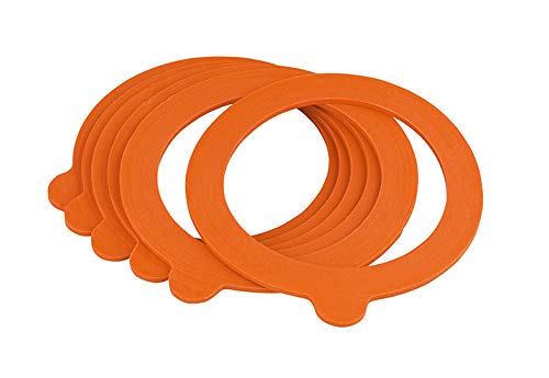 Tala Preserving Jar Sealing Ring x6 Orange - Perfect for Fresh Preserving