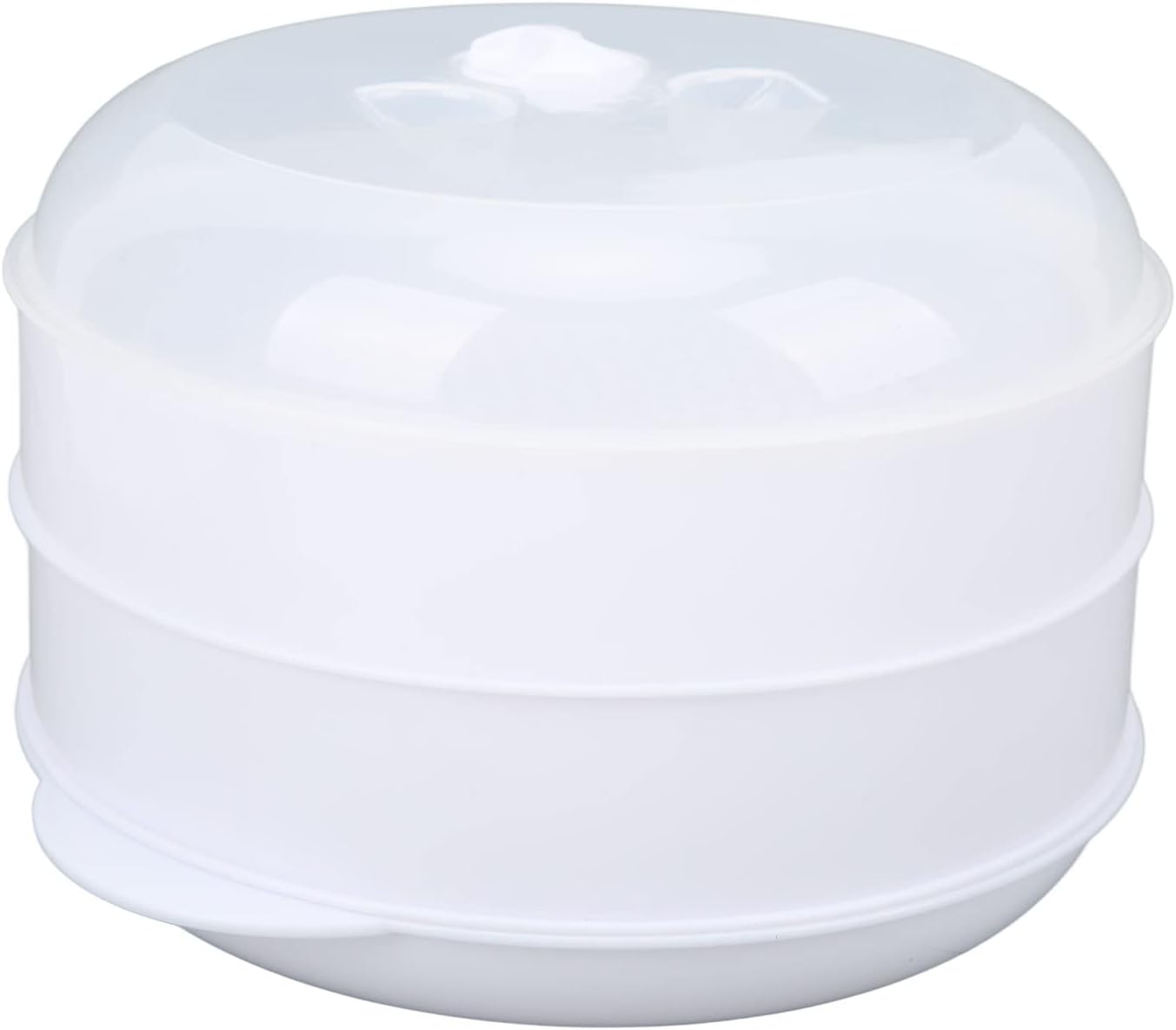 Premium Microwave Steamer Handle Design Transparent Cover Durable Safe for Daily Use