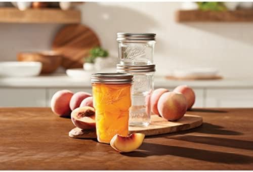 Ball Nesting Mason Jars Pint Size Wide Mouth Set of 4