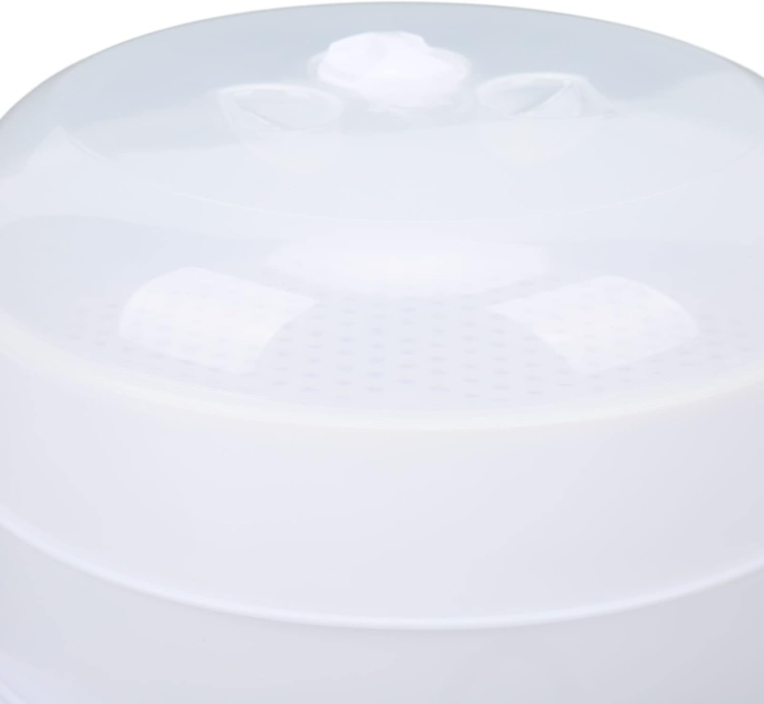 Premium Microwave Steamer Handle Design Transparent Cover Durable Safe for Daily Use