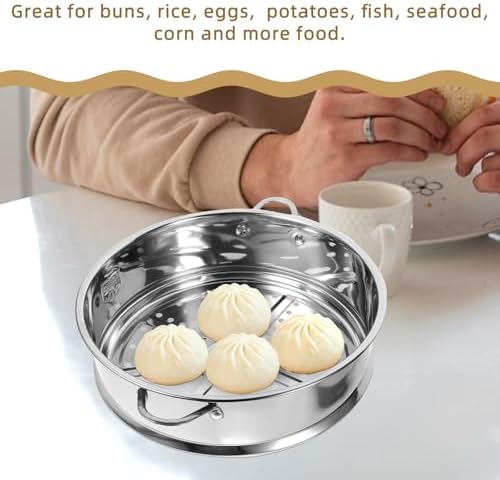 10 Inch Stainless Steel Steamer Basket for Pot