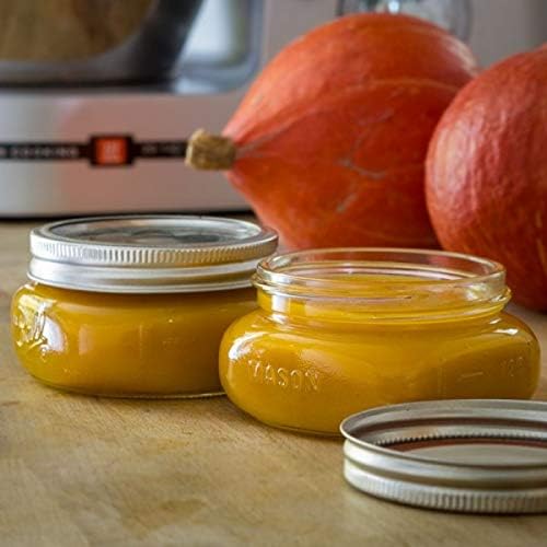 12-Piece Wide-Mouth Glass Mason Jars for Preserving Serving