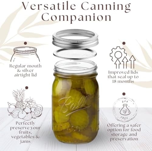 Versatile Mason Jars for Canning Gifting