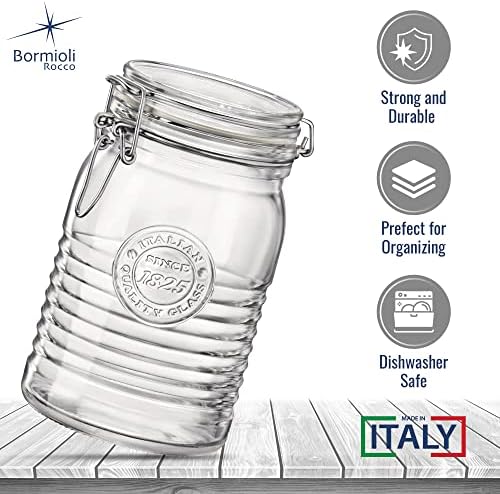 Bormioli Rocco Officina 1825 Glass Jars