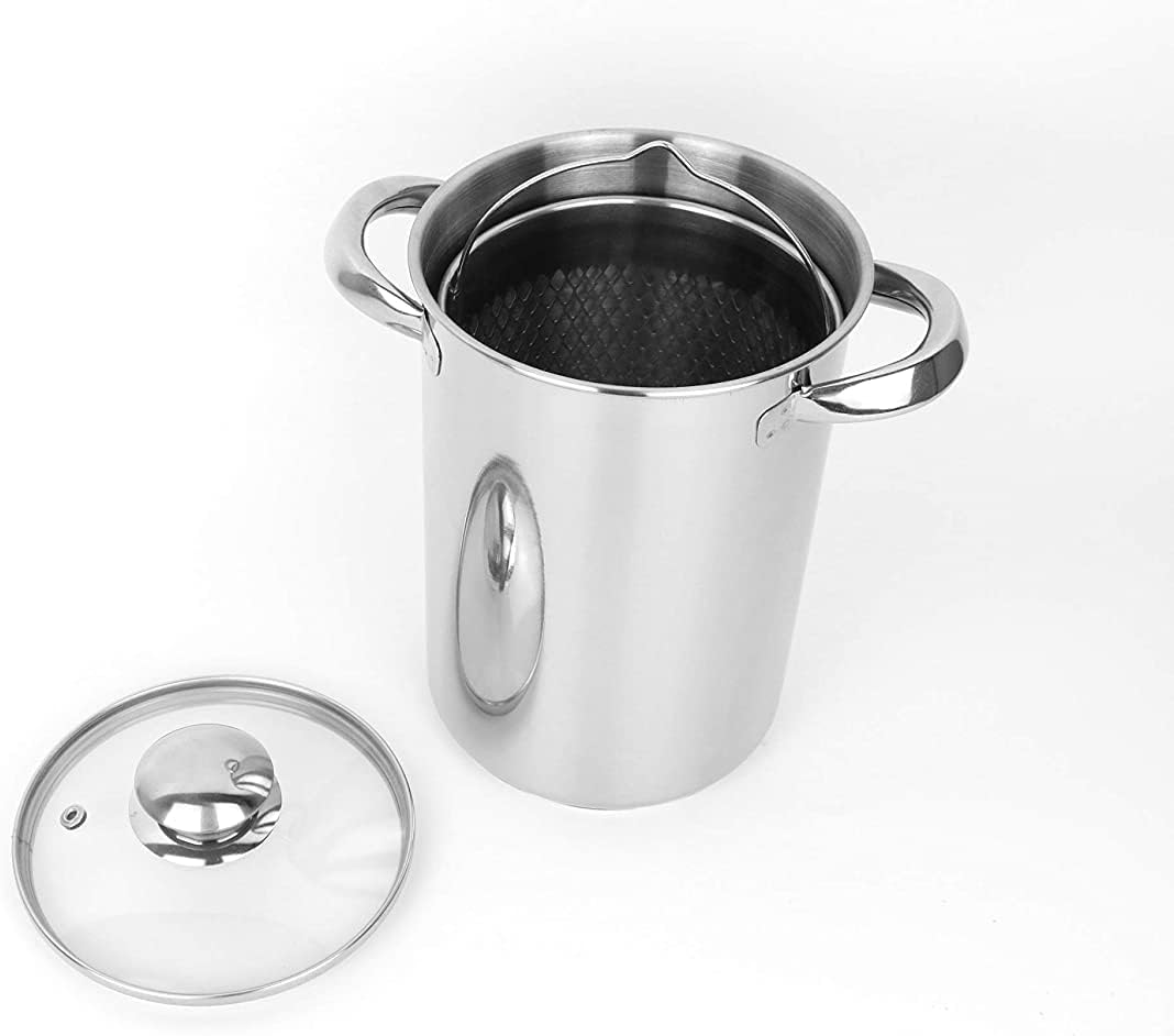 Asparagus Steamer Pot Premium Stainless Steel with Glass Lid