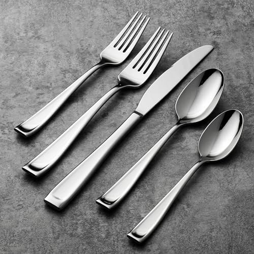 Elegant Moda Dinner Forks Set of 4 Silver