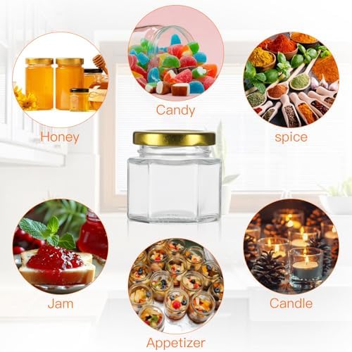 Elegant Honey Jar for Baby Showers Weddings or Home Use