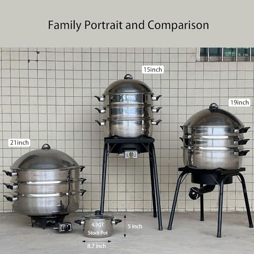 LetFeng Slotless Steam Basket for Cooking Durable Multipurpose