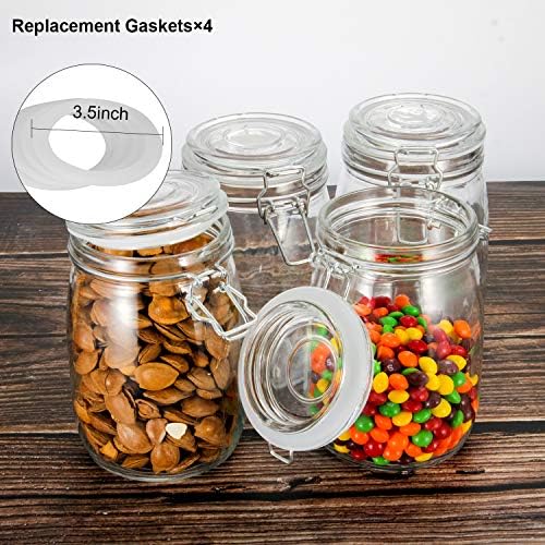 Premium 4-Pack Mason Jars Set