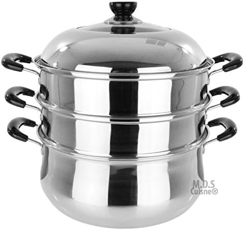 3 Tier Stainless Steel Steamer Pot Eco-Friendly