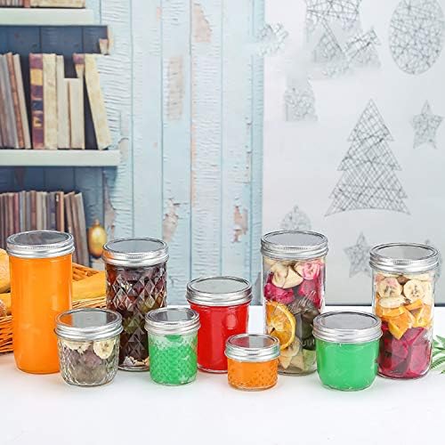4oz Mason Jars Set Canning Jars for Honey Jam
