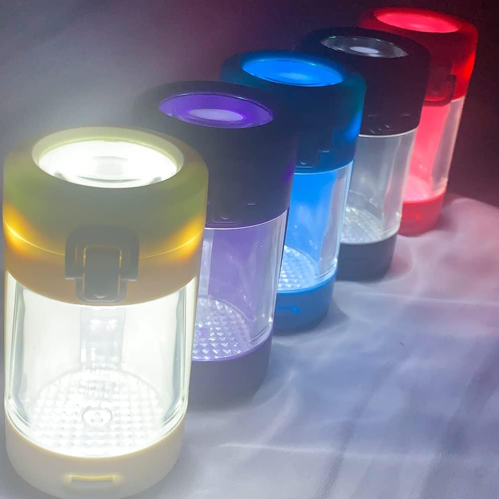JOUGESafe LED Jars with HD Magnifying Viewing for Kitchen Storage