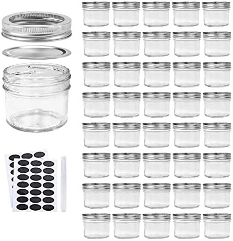 4oz Mason Jars Set Canning Jars for Honey Jam