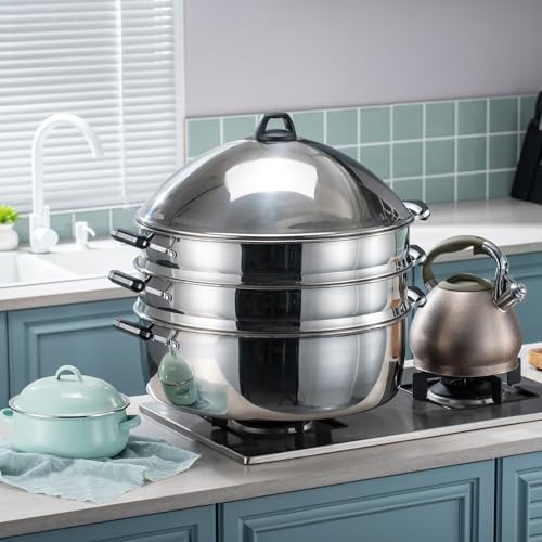 LetFeng Slotless Steam Basket for Cooking Durable Multipurpose