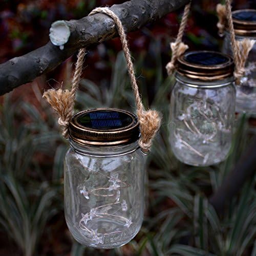 Homeleo Vivid Design 6-Pack Mason Jar Hangers