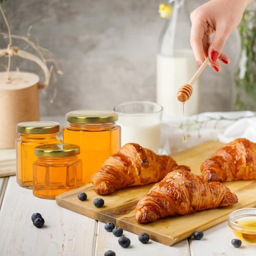 Elegant Honey Jar for Baby Showers Weddings or Home Use
