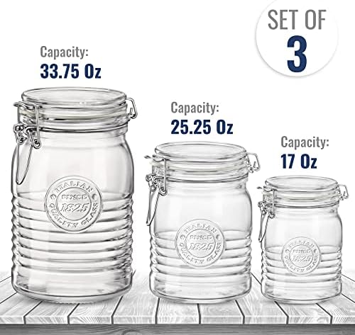 Bormioli Rocco Officina 1825 Glass Jars