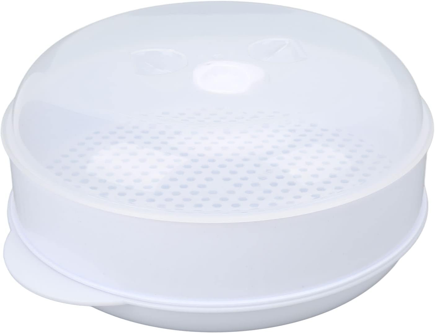 CHEOTIME Microwave Steamers with Lid Handle and Transparent Cover