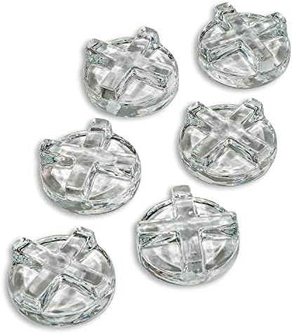 Trademark Innovations Glass Fermentation Jar Weights Set of 6 1