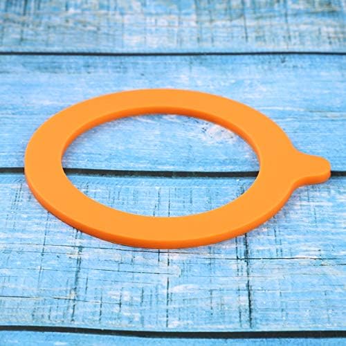 FEESHOW 10-Piece Silicone Gasket Set for Canning Jars