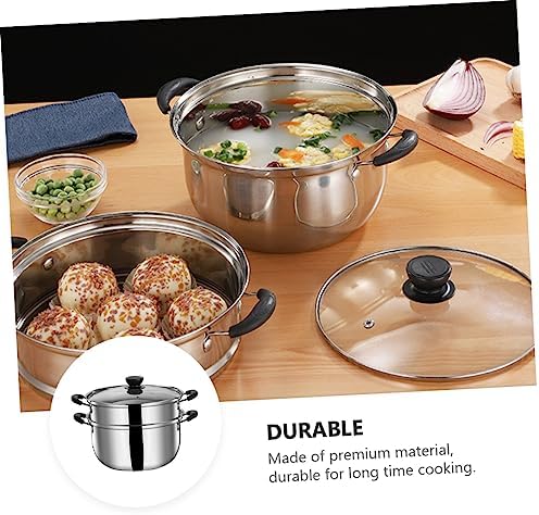 Stainless Steel Steam Cooker 20cm Multi-Purpose pot