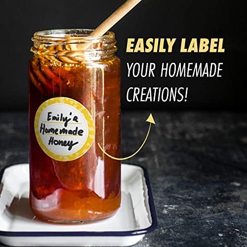 Mess Dissolvable Mason Jar Labels