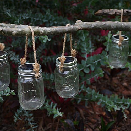 Homeleo Vivid Design 6-Pack Mason Jar Hangers