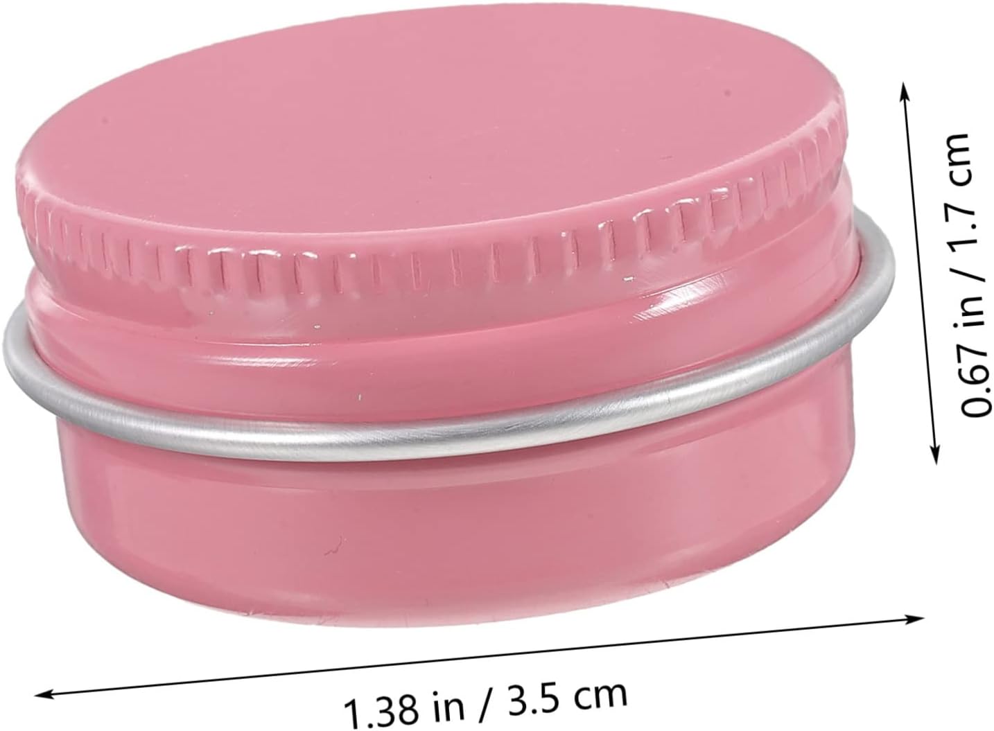 Cabilock 8-Piece Aluminum Storage Jars 10ml Round Waterproof Easy Open
